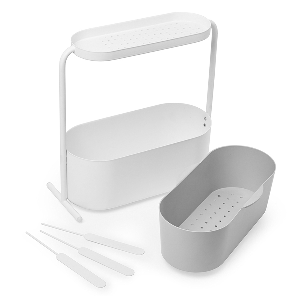 Кашпо для комнатных растений Giardino белое