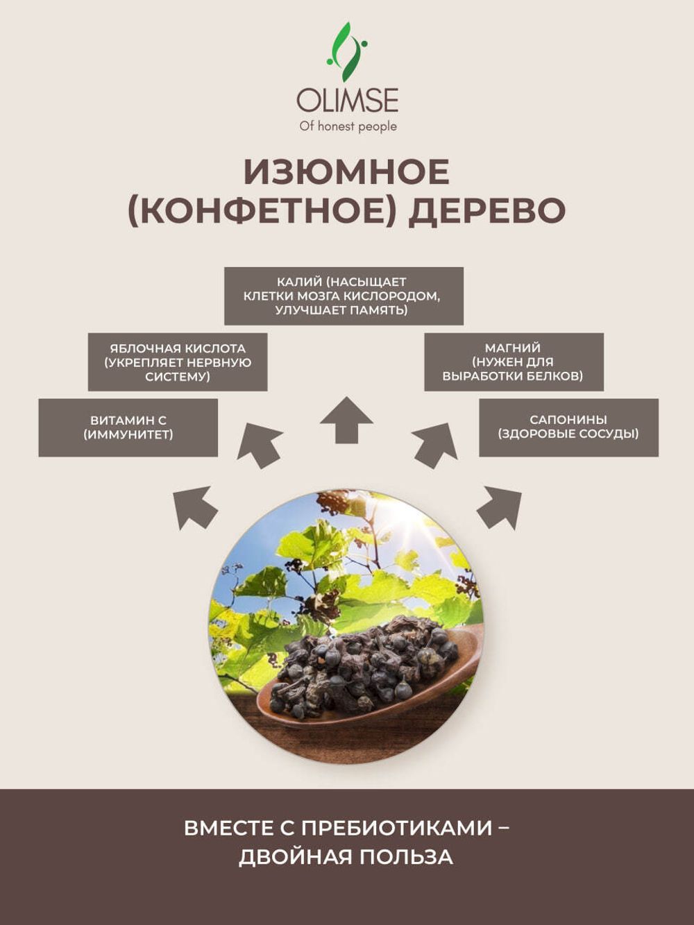 Коллаген Olimse Изюмное дерево, упаковка: 30 шт по 20 г