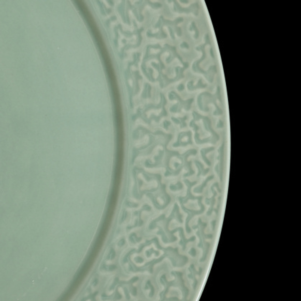 ТАРЕЛКА мелкая с бортами 8,25" 210мм, зеленый "Corone Nori"