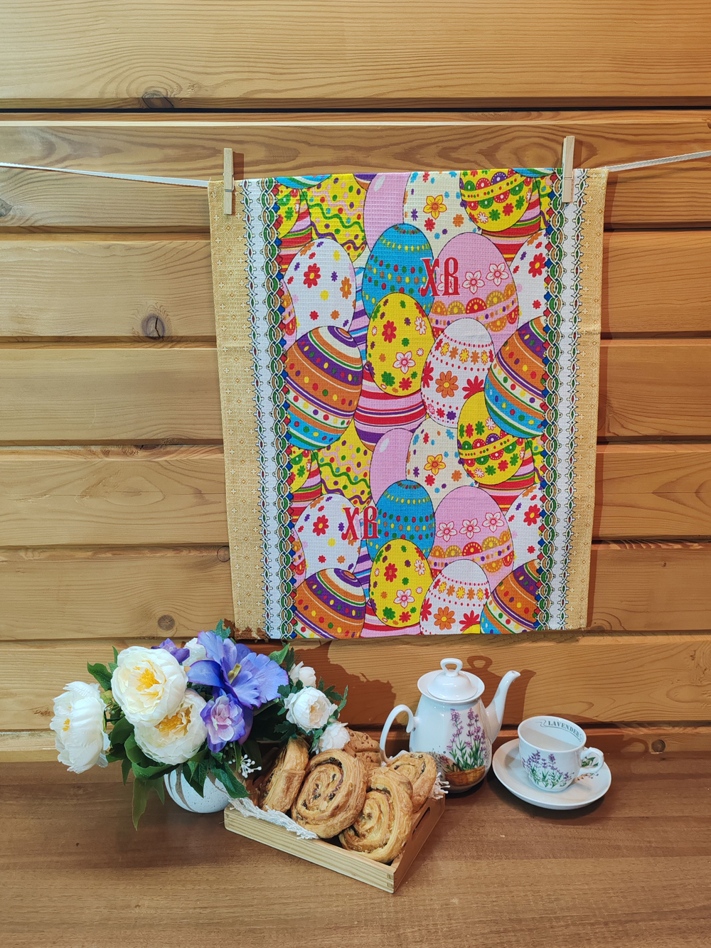 Набор кухонных полотенец, 3 шт , 45х60 см , вафельное