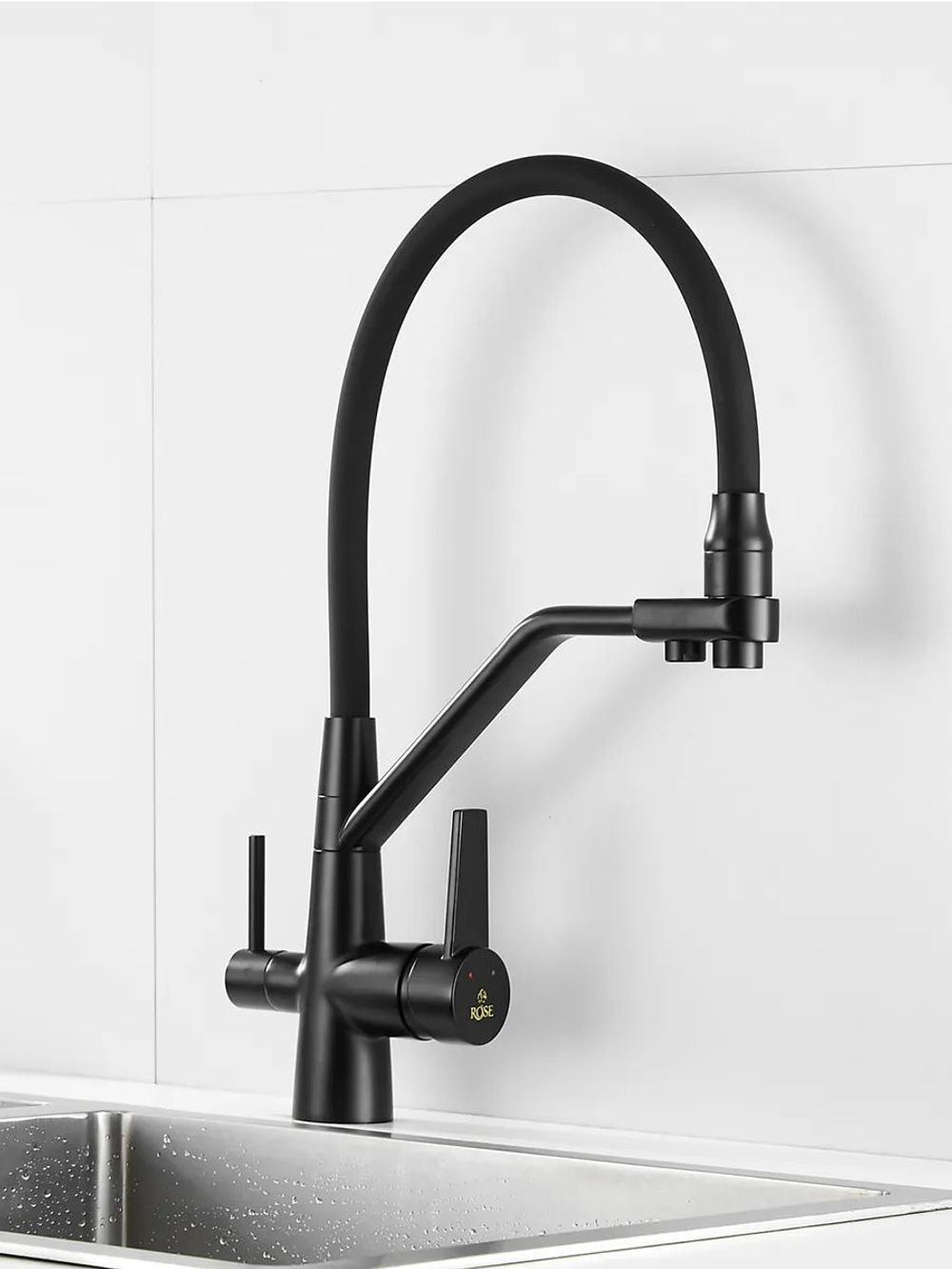 ROSE Смеситель Кухни с Краном под Фильтр R558H