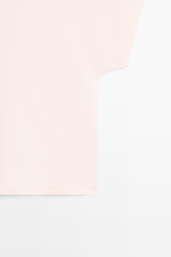 Massimo Dutti Хлопковая футболка, розовый