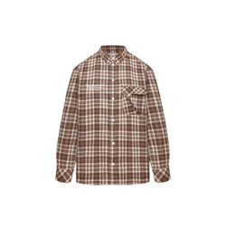 Рубашка Called a Garment Human Flannel Shirt "Brown"
