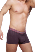 Классические тонкие боксеры из рибана в полоску (Размер: XL) (Цвет: синий)