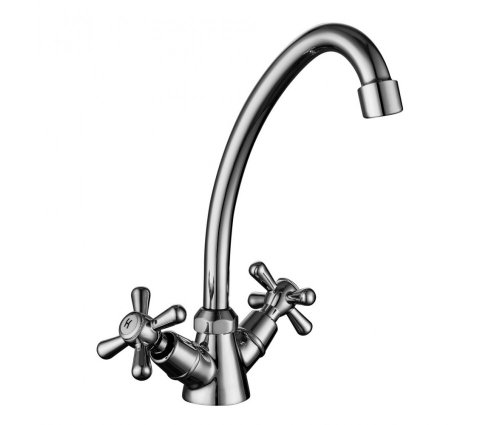 Смеситель LEMARK кухня поворотный излив хром(LM6040C)