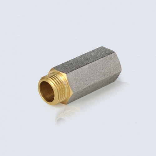 Удлинитель латунный никелированный внутренняя/наружная резьба