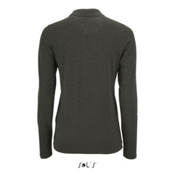 Рубашка поло с длинным рукавом Perfect, женская. Зелёный  L