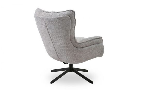 кресло для отдыха Helm  вращающееся бежевая ткань