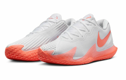 Мужские кроссовки теннисные Nike Zoom Vapor Cage 4 Rafa - white/bright mango/white