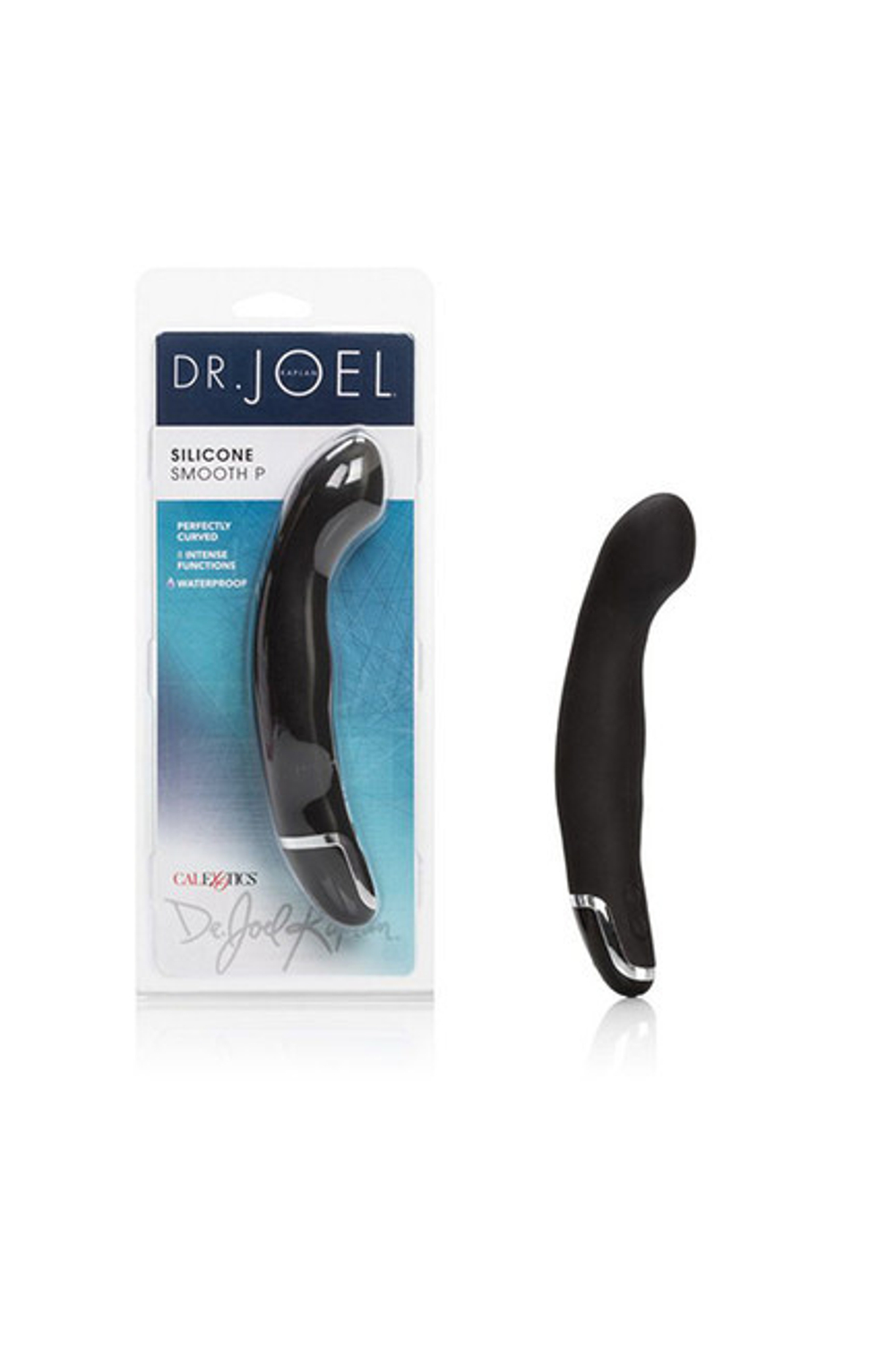 Вибромассажер Dr. Joel Kaplan Silicone Smooth P (Цвет: черный)