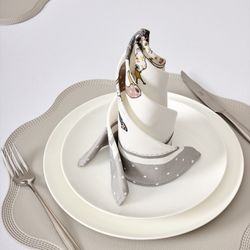 НАБОР САЛФЕТОК ИЗ 2-Х ШТ "FAMILY FARM" 40Х40СМ, ТВИЛ, 100% ХЛОПОК, СЕРЫЙ