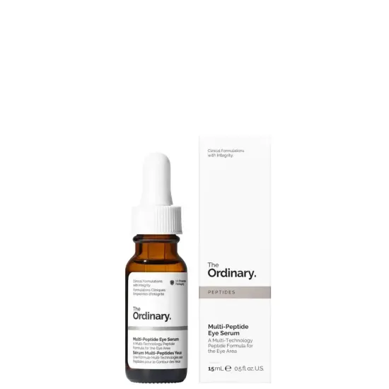 Сыворотка от темных кругов под глазами MultiPeptide Eye Serum The Ordinary, объем 15мл, устраняет признаки старения и отёки