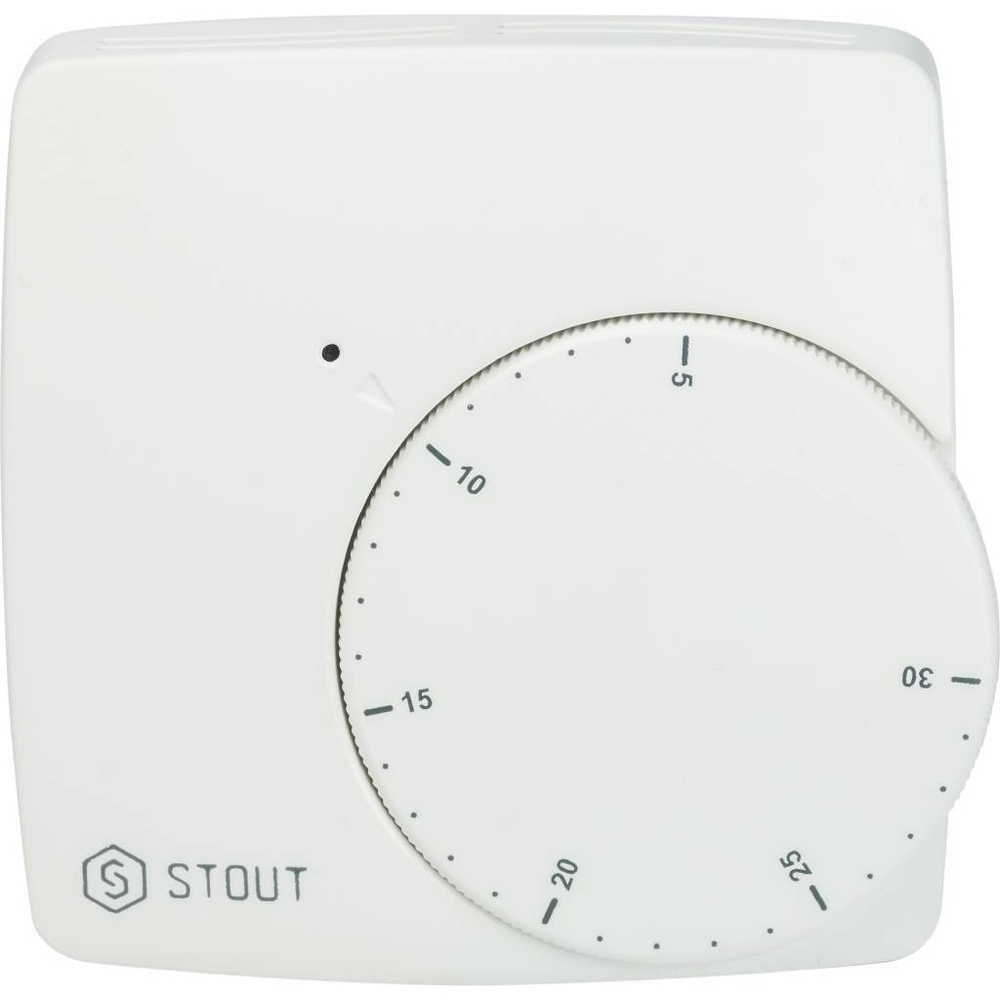 STOUT STE-0002 Проводной электронный термостат WFHT-BASIC со светодиодом