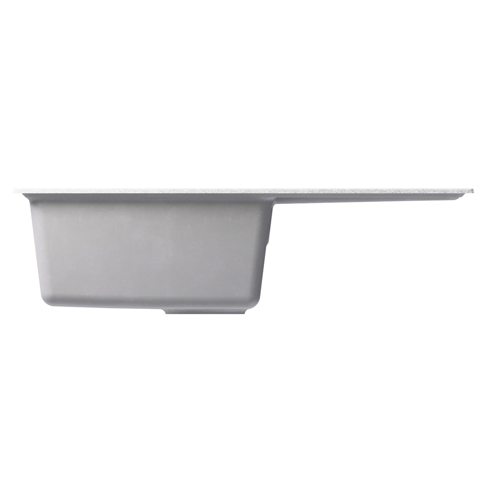 Мойка ML-GM31 КОМФОРТ с крылом, графит (342), 770*500*190мм