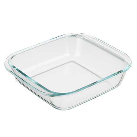 SATOSHI Форма для запекания жаропрочная квадратная, с ручками, стекло, 21,3x18,9x5см, 1,1л, GB-S1100