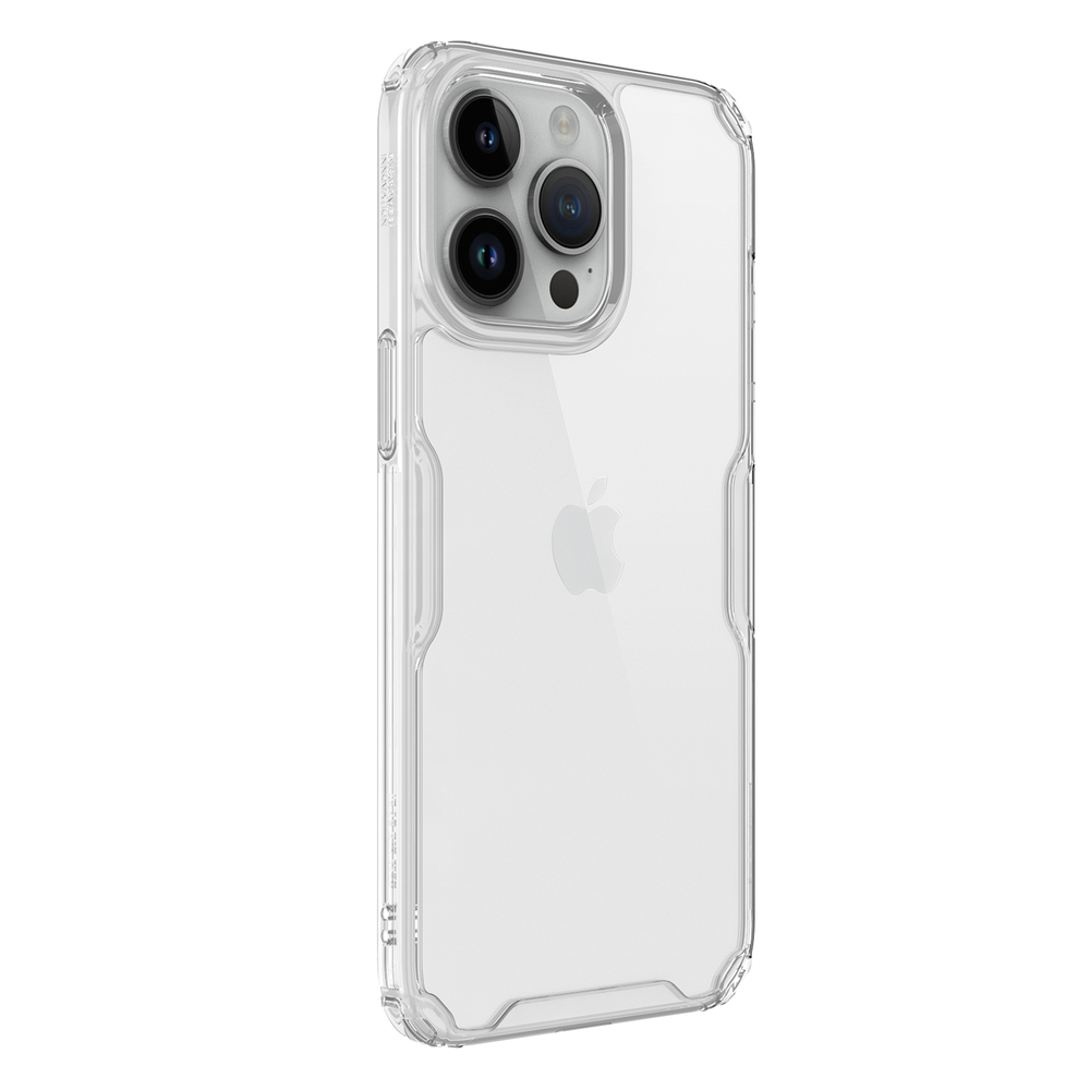 Усиленный прозрачный чехол от Nillkin для iPhone 15 Pro, серия Nature TPU Pro Case