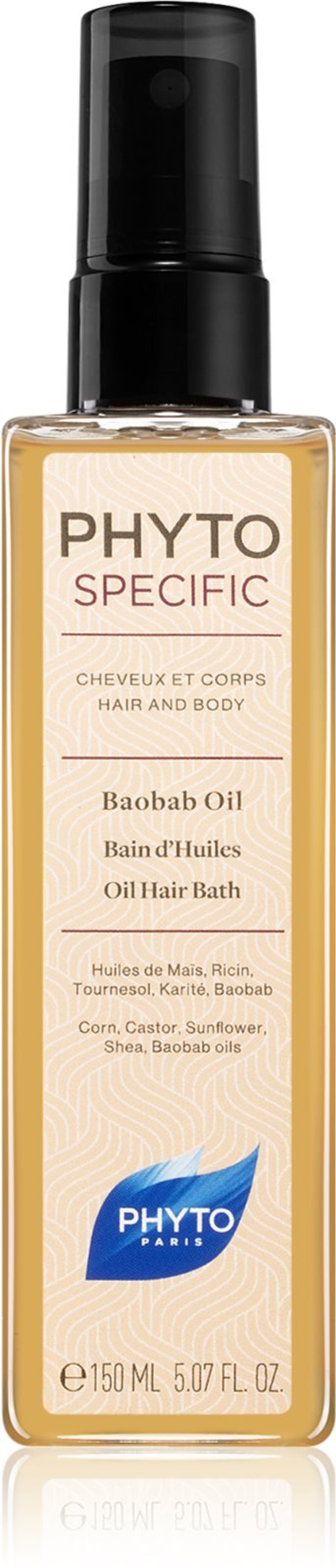 Phyto Specific Baobab Oil - питательное и увлажняющее масло для тела и волос /   150  ml  / GTIN 3338220100611