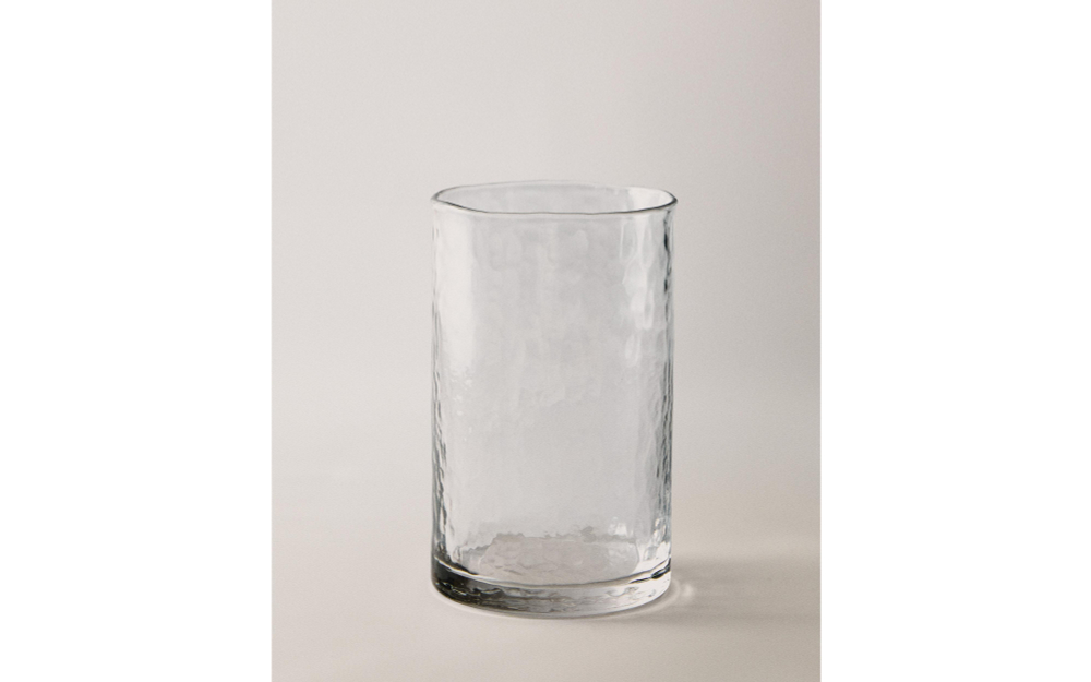 Zara Home стакан из стекла, цвет прозрачный, 12.1 см · 6235/402