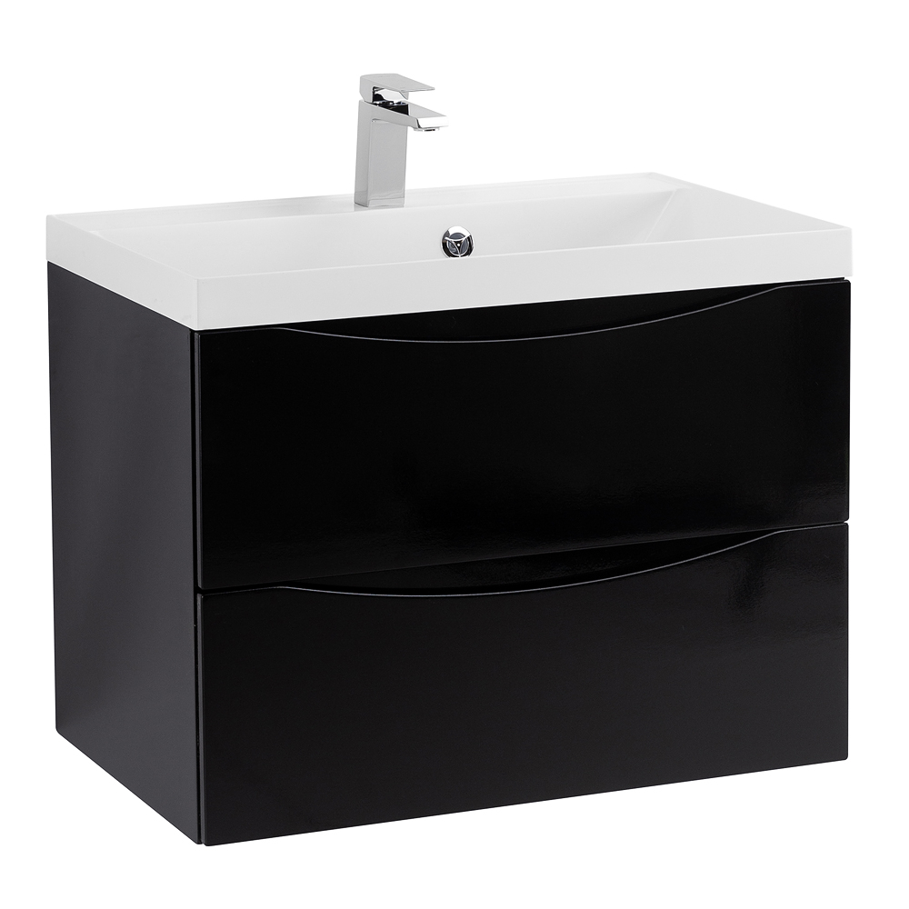 Тумба подвесная с раковиной BelBagno MARINO-600-2C-SO-NL-P