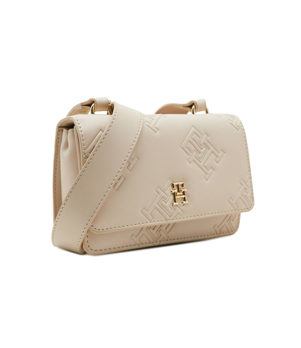 Сумка-мессенджер Tommy Hilfiger - бежевый(AW0AW15727)