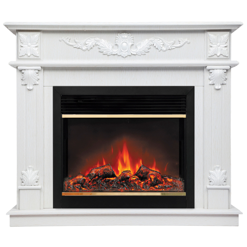 Каминокомплект Real Flame Philadelphia 25,5/26 WT с очагом Moonblaze Deluxe Brass