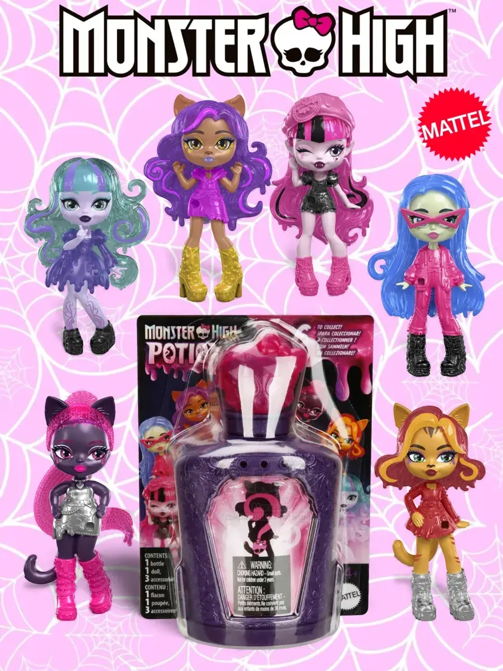 Кукла Монстр Хай Potions Mini HYB10 Series 2