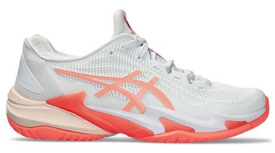 Женские теннисные кроссовки Asics Court FF 3 - white/sun coral - White
