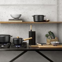 Подставка для ножей Nordic Kitchen белая