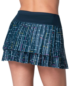 Теннисная юбка Lucky in Love Lovin' Boucle Pleated - midnight