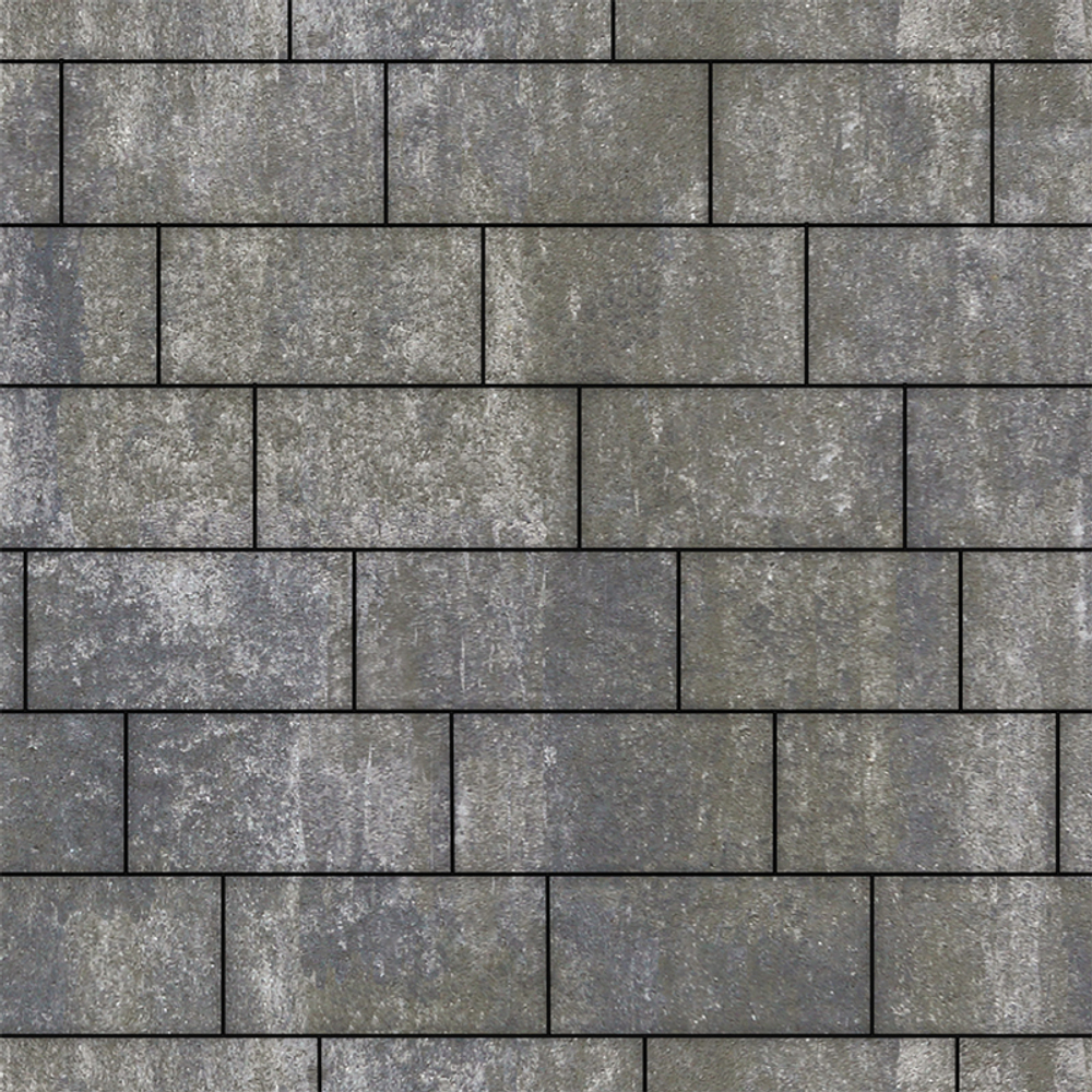 Тротуарная плитка ПРЯМОУГОЛЬНИК 300х150 мм - Искусственный камень Габбро