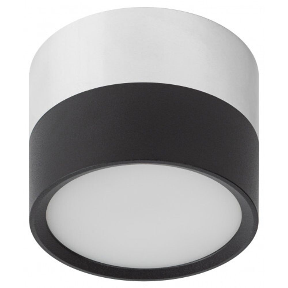 OL7 GX53 BK/CH Подсветка ЭРА Накладной под лампу Gx53, алюминий, цвет черный+хром