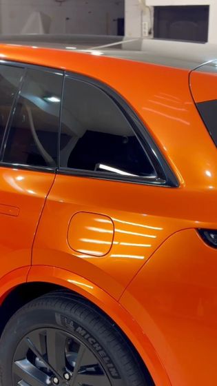 Carbins Color PPF Racing Orange CP 04 оранжевая цветная полиуретановая защитная антигравийная пленка