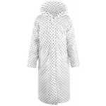 Дождевик EVA с капюшоном на кнопках, горох