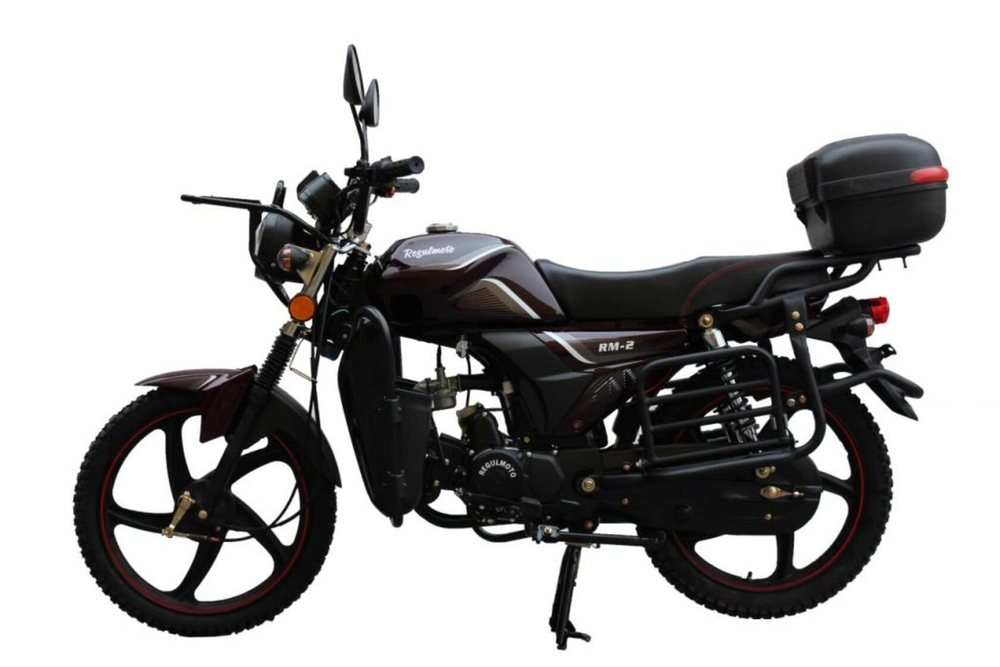 Мопед Regulmoto Alpha (RM-2), Черный (без кофра)