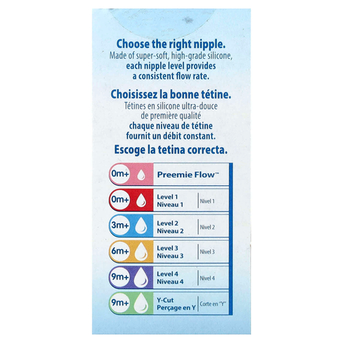 Dr. Brown's, Natural Flow®, накладки на соски, против колик, от 3 месяцев, средний поток, 2 пакетика