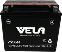 VELA YTX20L-BS аккумулятор