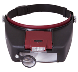 Лупа налобная Levenhuk Zeno Vizor H2 - фото 3