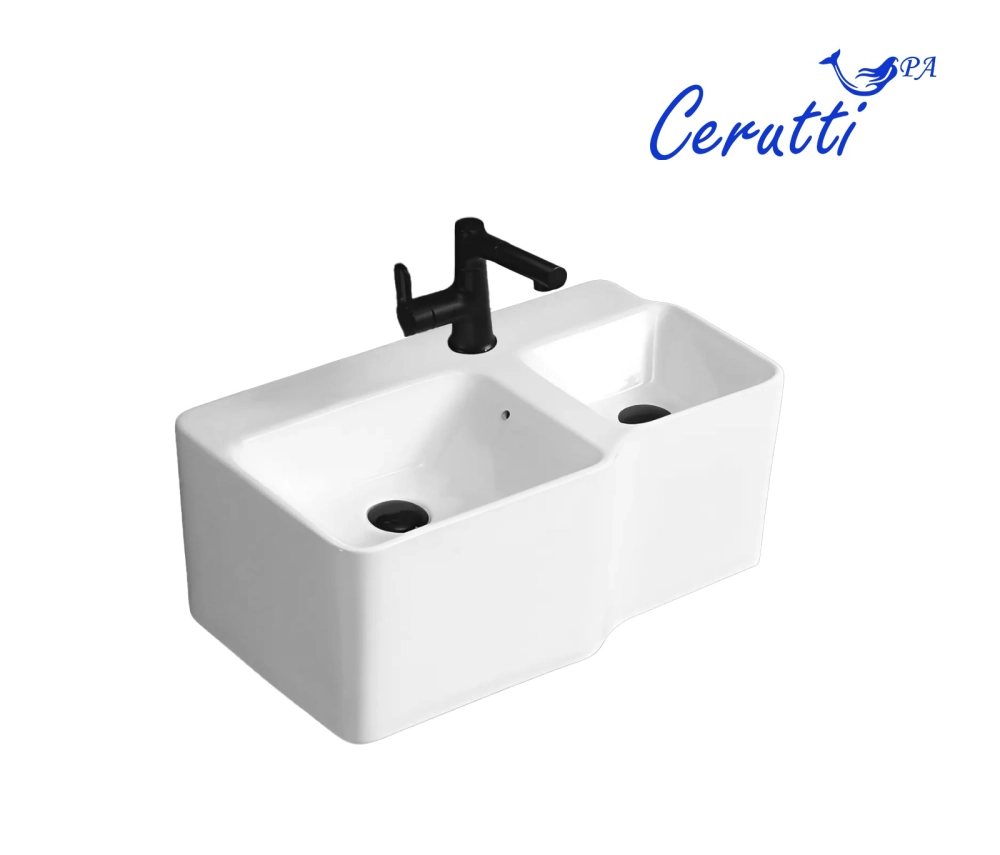 Раковина Double BELLA (645х365х300) двойная подвесная Ceruttispa