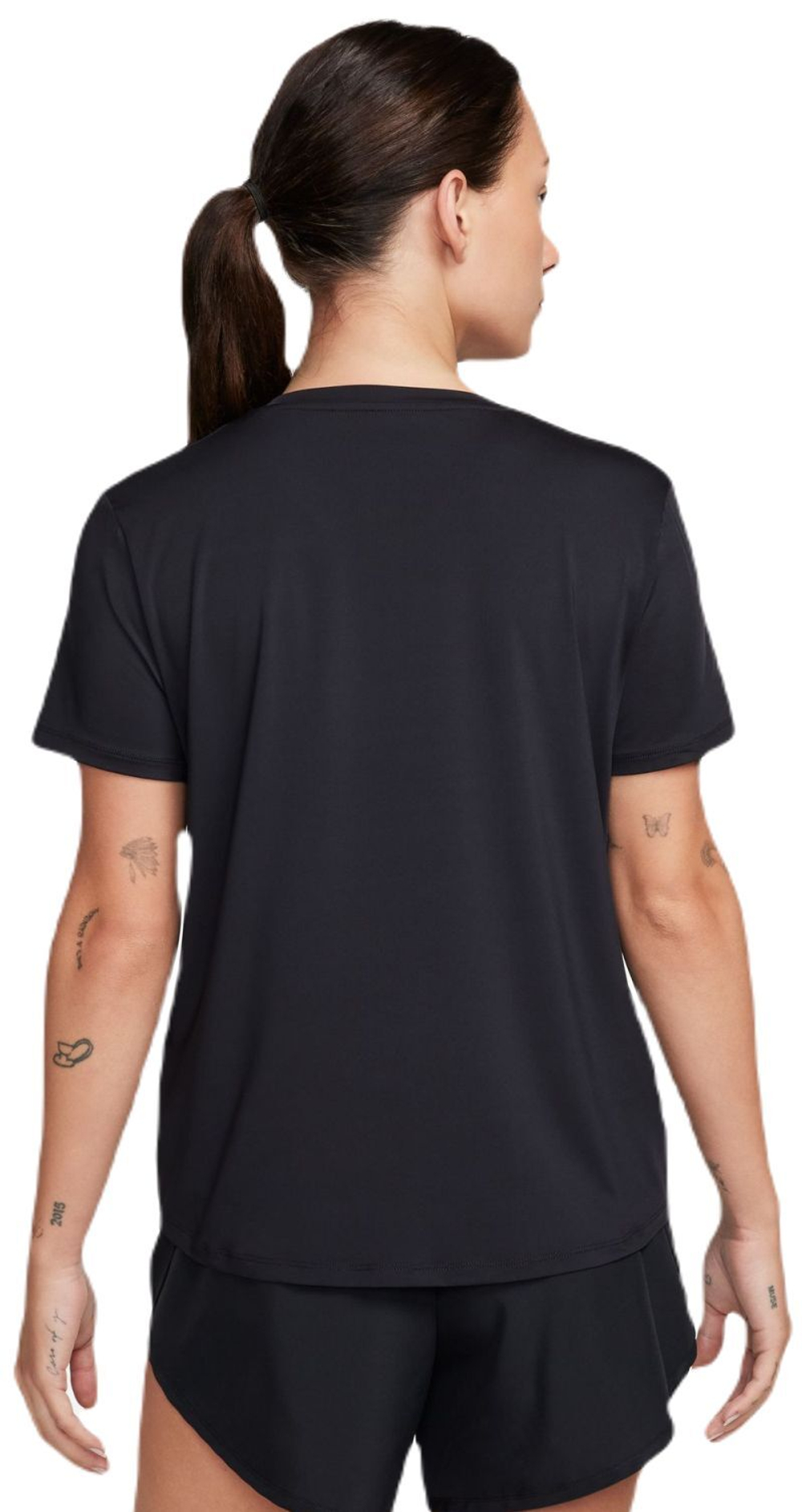 Женская теннисная футболка Nike Dri-Fit One Classic Top - черный