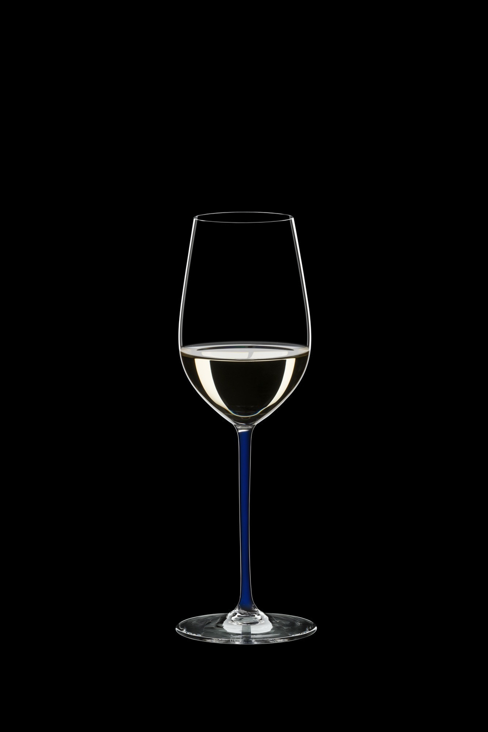 Бокал для вина 395мл Riedel Fatto a Mano Riesling/Zinfandel с синей  ножкой