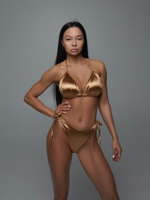 Треугольный лиф от купальника Gold