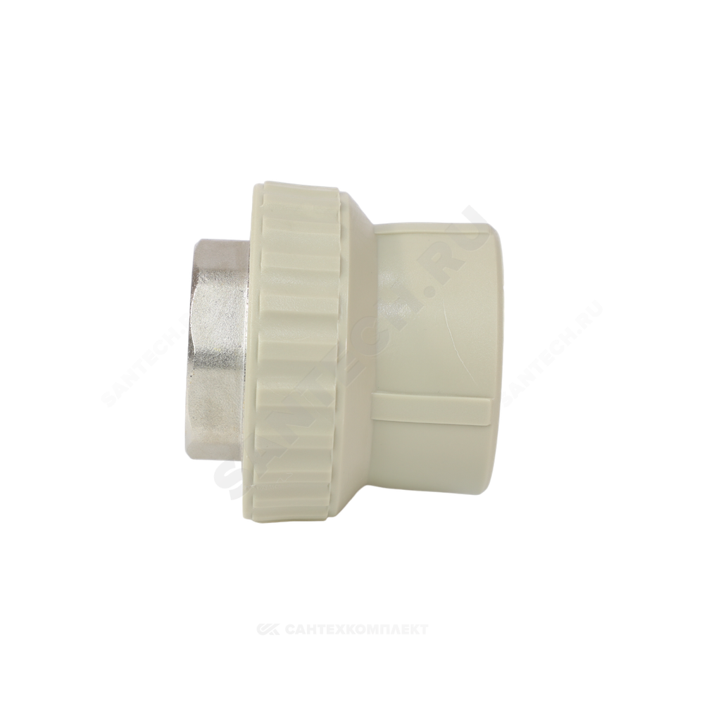 Муфта PP-R комбинированная серая Дн 50х1 1/2" ВР под ключ VALFEX 10134050Г