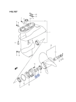Сальник редуктора для лодочных моторов DF8,9.9,15,20