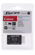 Аккумулятор DigiCare PLC-E12 (LP-E12 для EOS M, EOS 100)