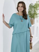 Блузка Камео-4 Виотекс БИРЮЗОВЫЙ