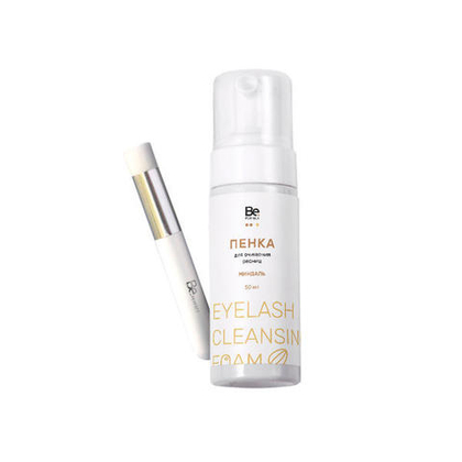 Пенка для очищения ресниц BePerfect (Миндаль) 50 мл
