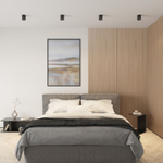 DK3090-BK Светильник накладной IP 20, 10 Вт, GU5.3, LED, черный/черный, пластик