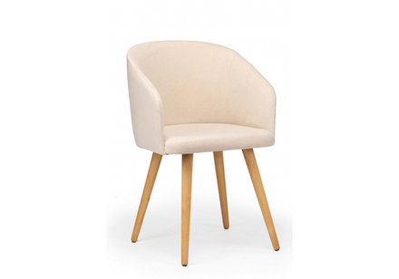 Стул деревянный Woodville Монер бежевый (glory 03), светлое дерево