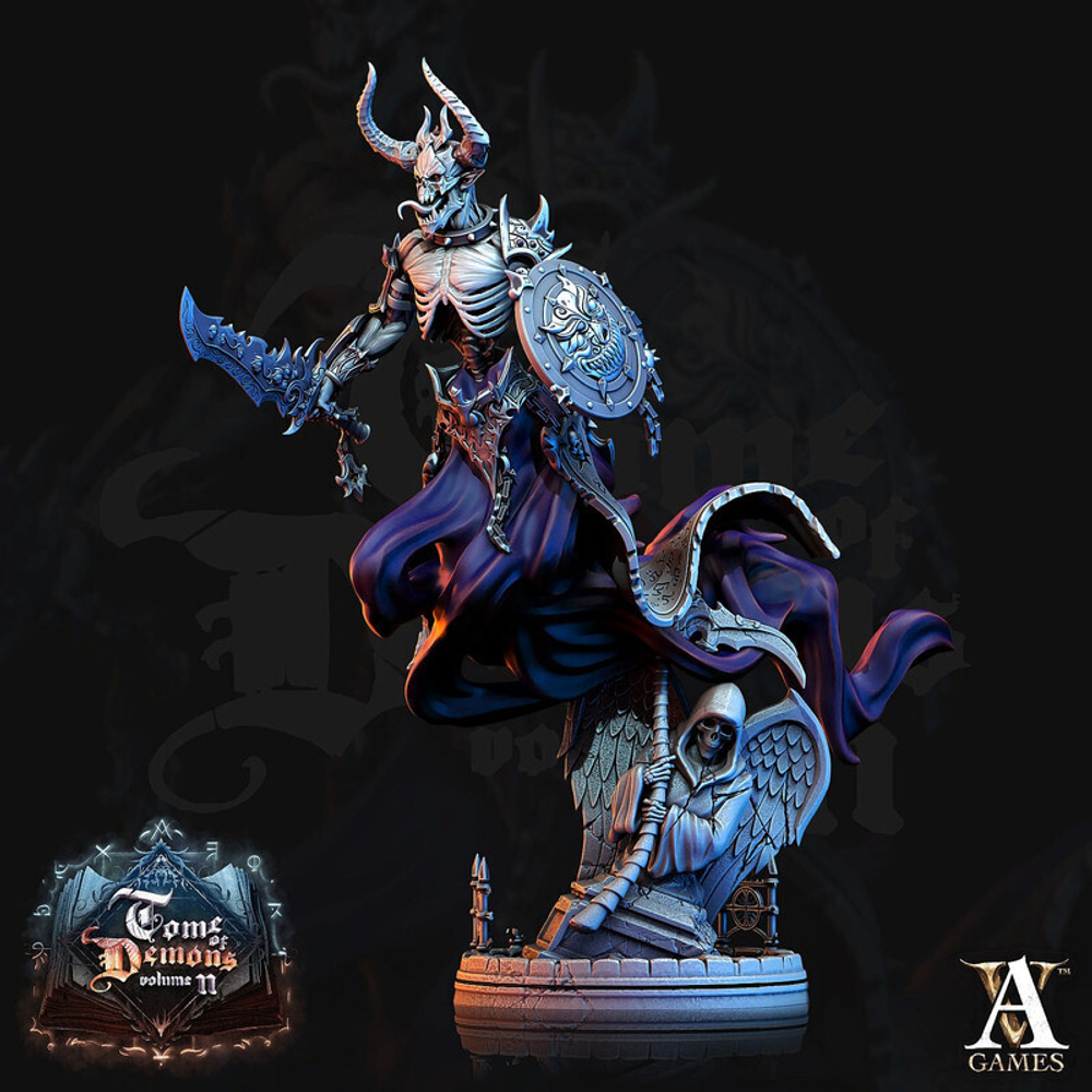 Grand Alliance Death Soulblight Gravelords Vampire Counts Восставший демонический воин миниатюра для dnd, днд, pathfinder, фентези, Настольная игра, НРИ, Варгейм, РПГ