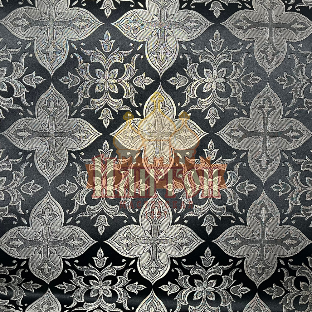 Парча "Вера" чёрная